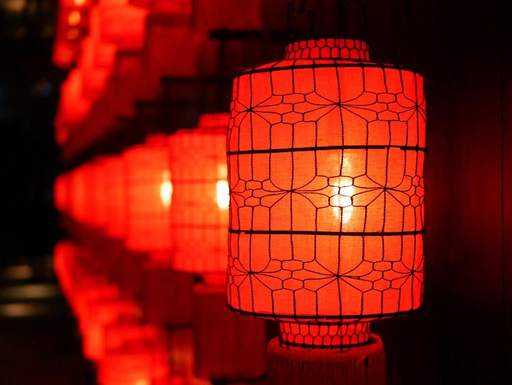 grande muraille de chine lampions