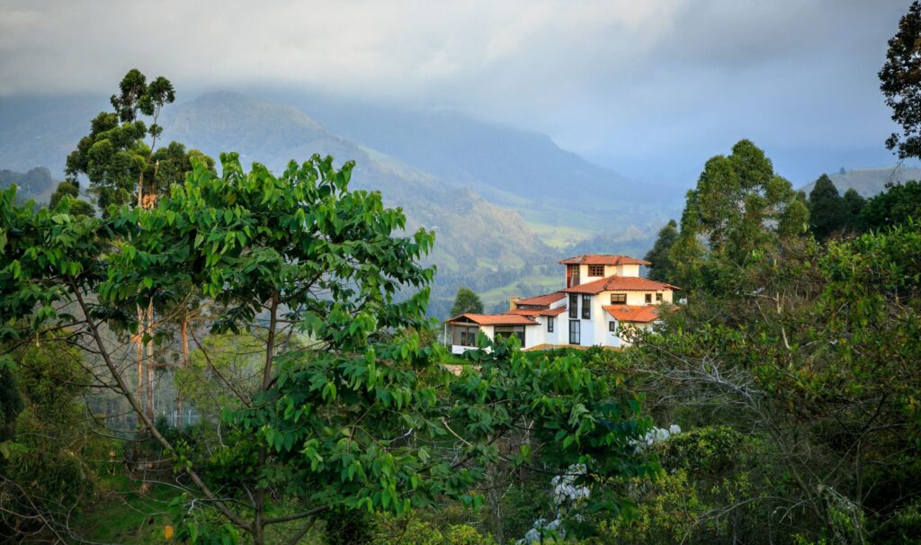 Lonely,House,In,Mountains,,Green,Jungle,In,The,Mountains,,Colombia,