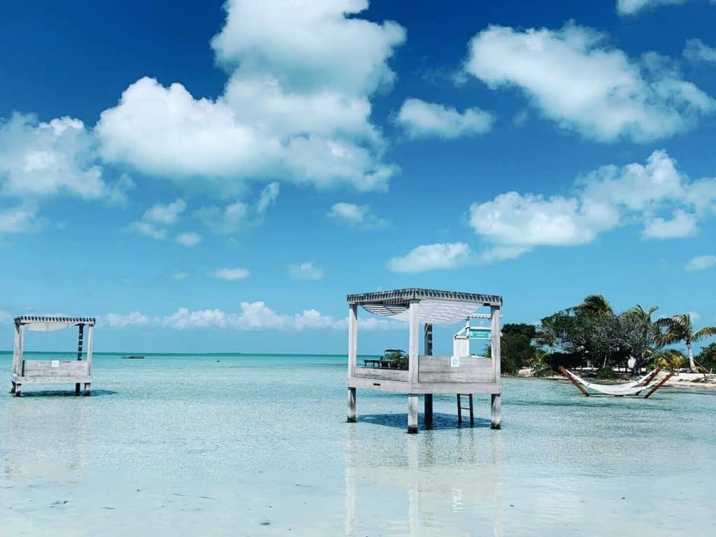 hédonisme île de Caye Caulker plage Belize