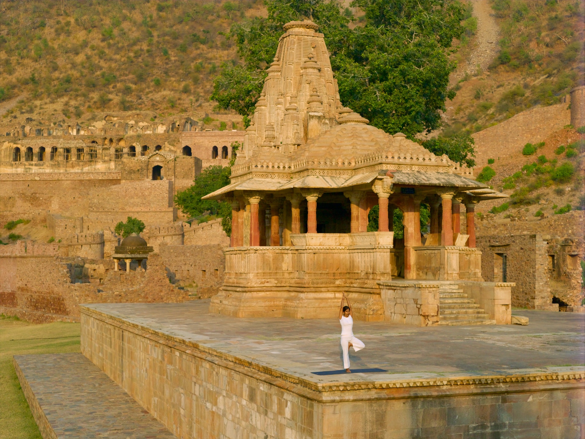 Yoga at Bhangarh