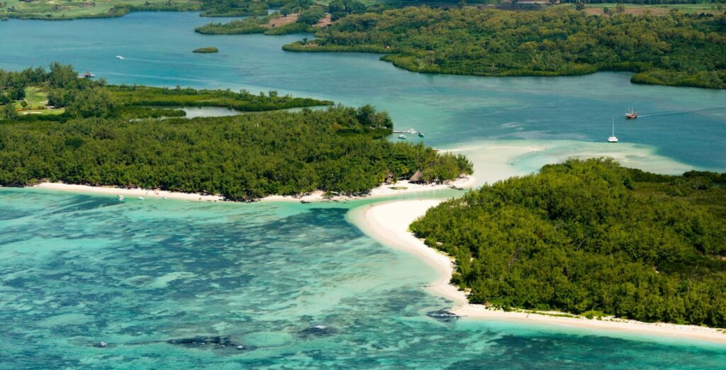 lagon Île aux Cerfs plages île Maurice