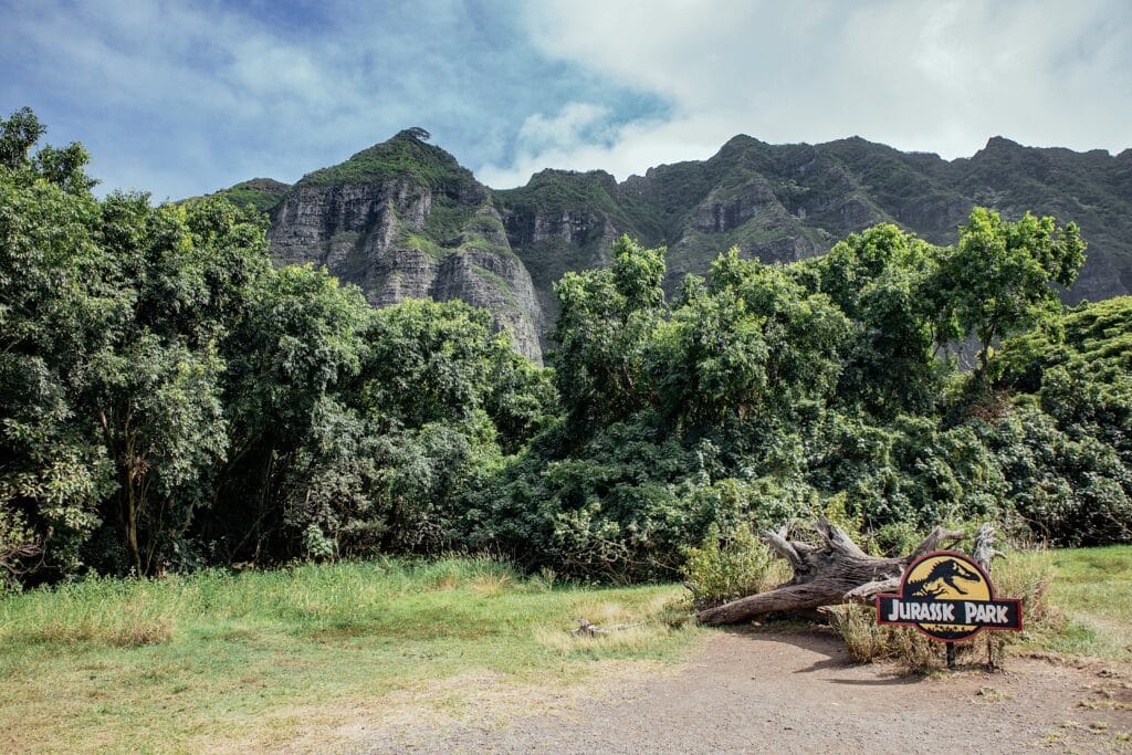 lieu de tournage jurassic park ranch Kualoa ile Oahu Hawai