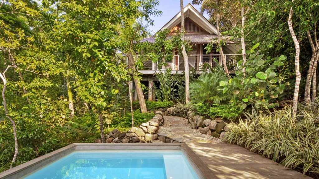 lodge piscine privée islas secas Panama
