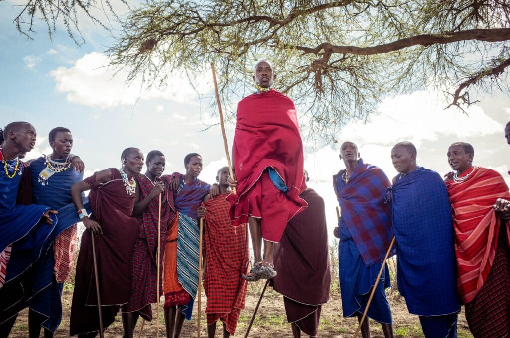 maasais tanzanie saut traditionnel