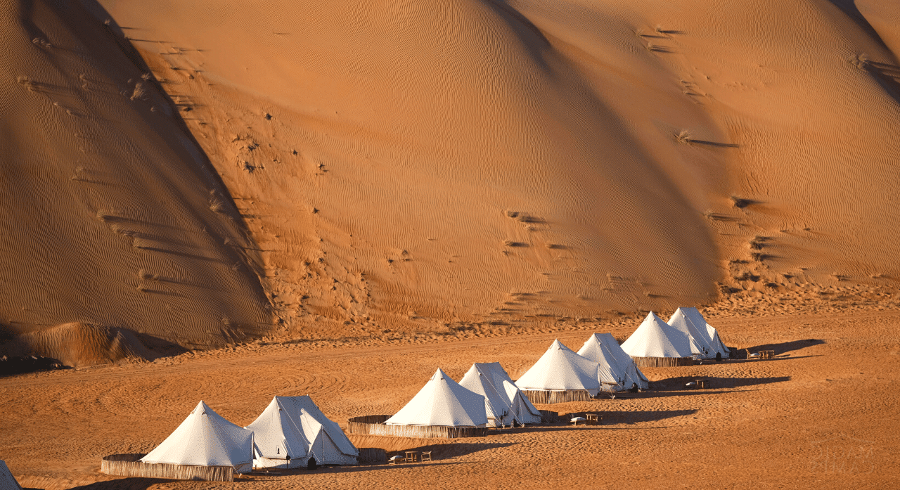 Camp privé du désert de Dubaï
