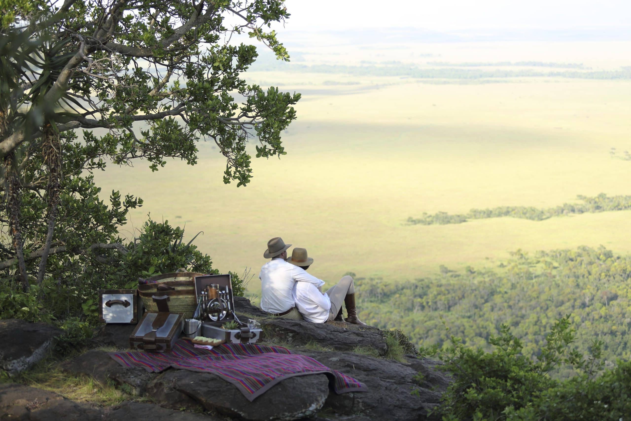 mara angama kenya lodge luxe dejeuner brousse