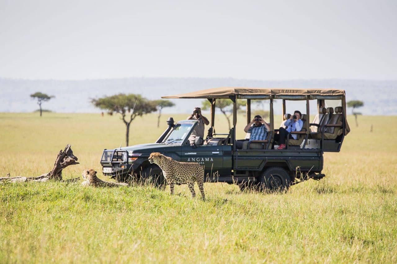 mara angama kenya lodge luxe safari voiture