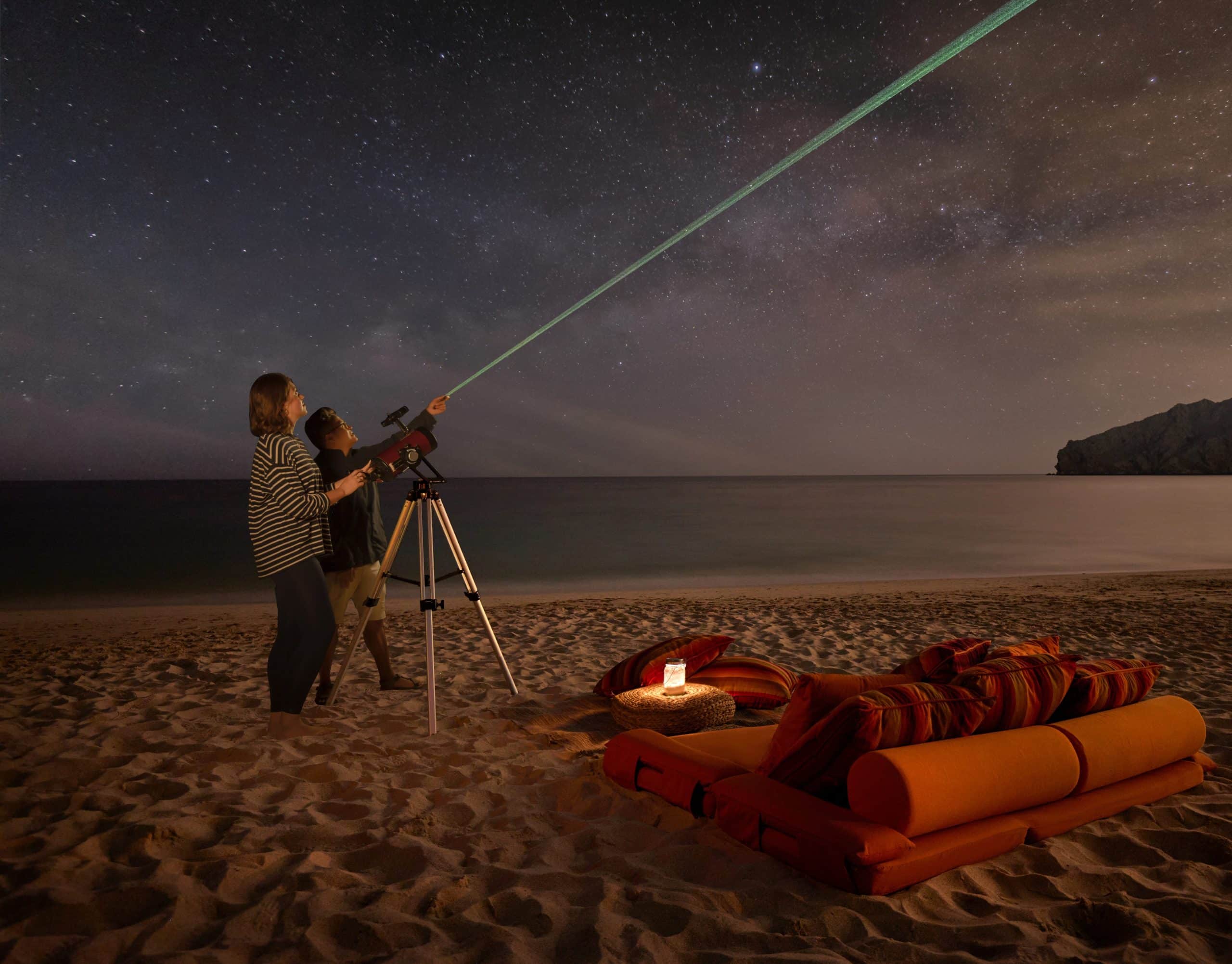 observation étoiles ciel zighy bay oman six senses