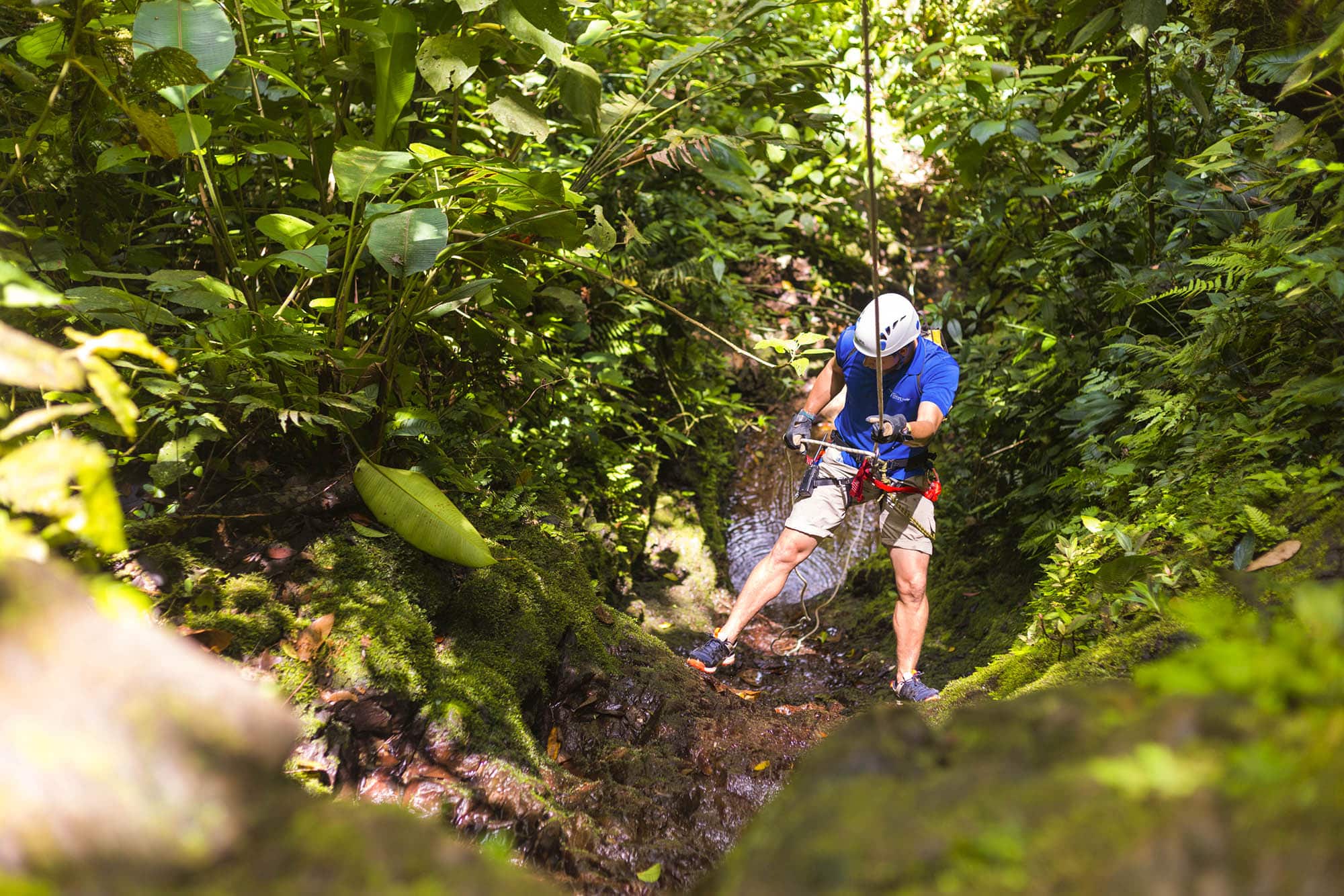 pacuare lodge descente en rappel