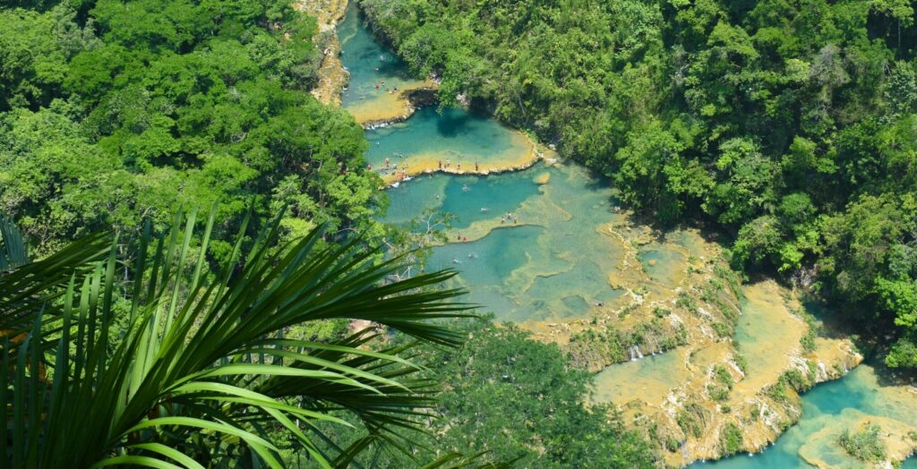piscines naturelles Semuc Champey cascades Guatemala