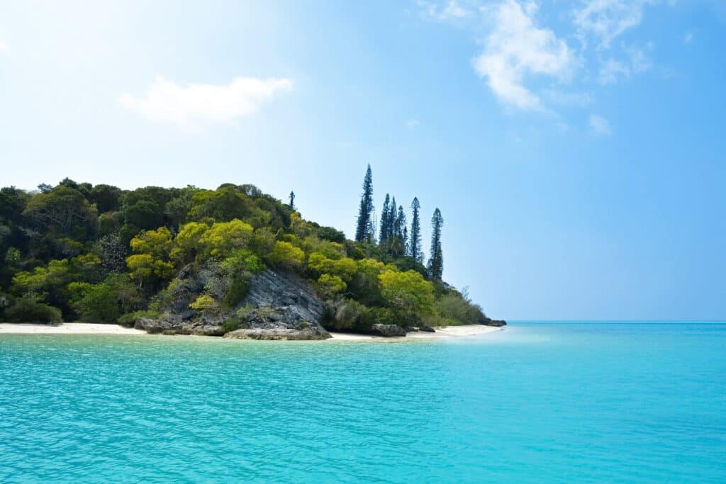 Paradisiacal,Beach,In,New,Caledonia,,Isle,Of,Pines,,8,August