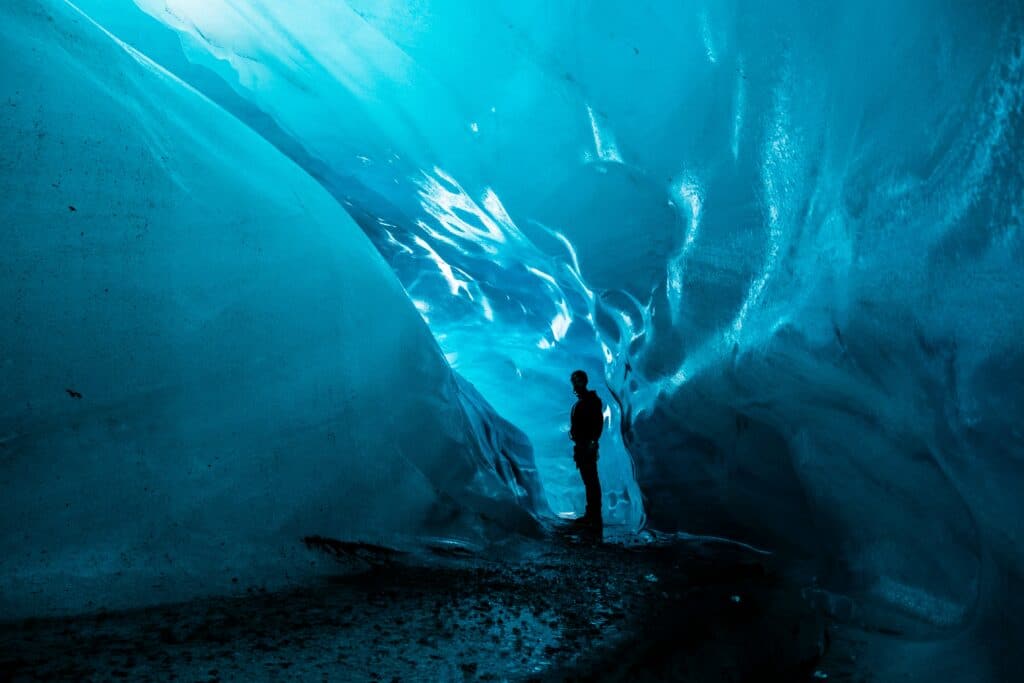 Randonnee glacière dans le parc national Vatnajokull en Islande