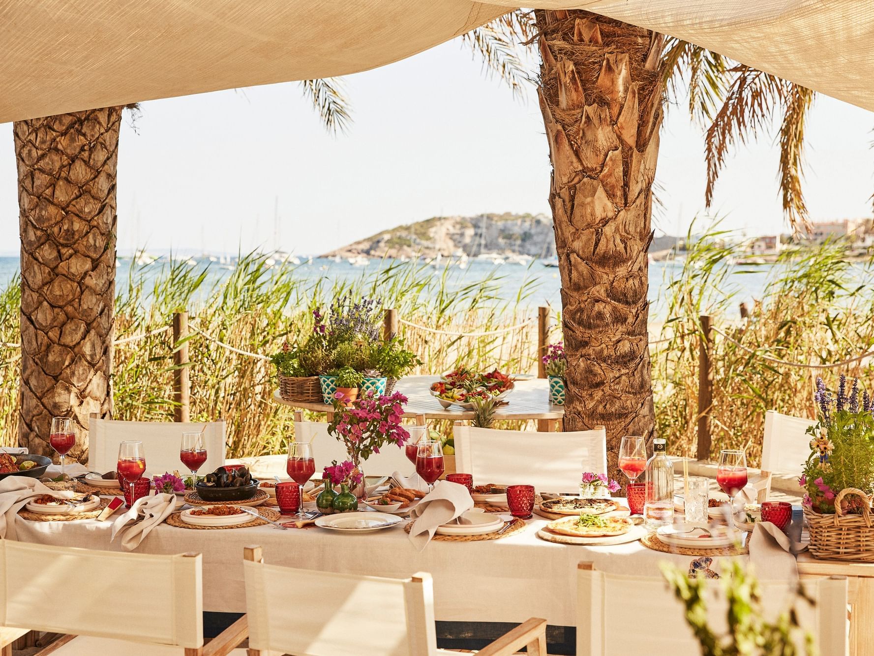 restaurant vue mer du Nobu Hotel Ibiza