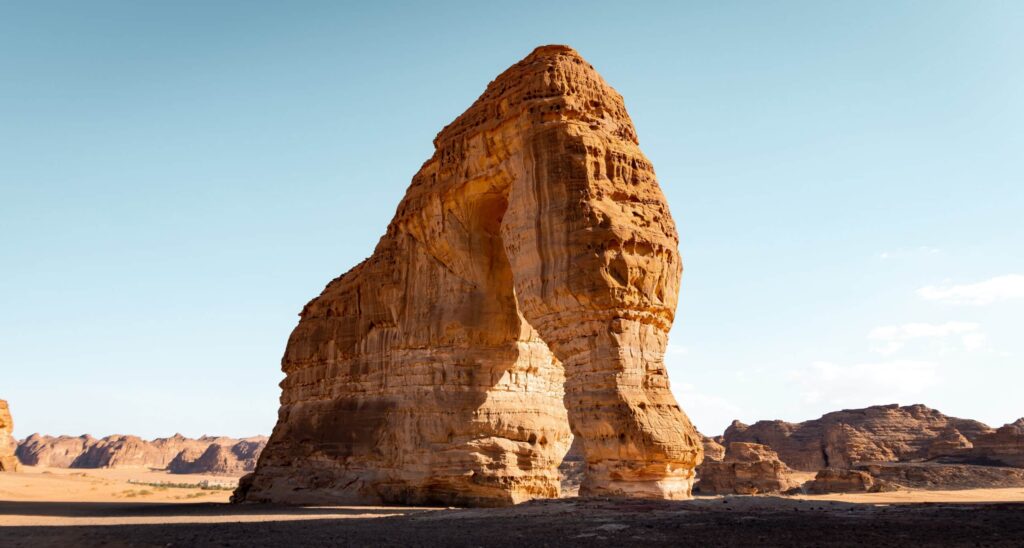 An,Elephant,Shaped,Rock,In,The,Valleys,Of,Al,Ula,