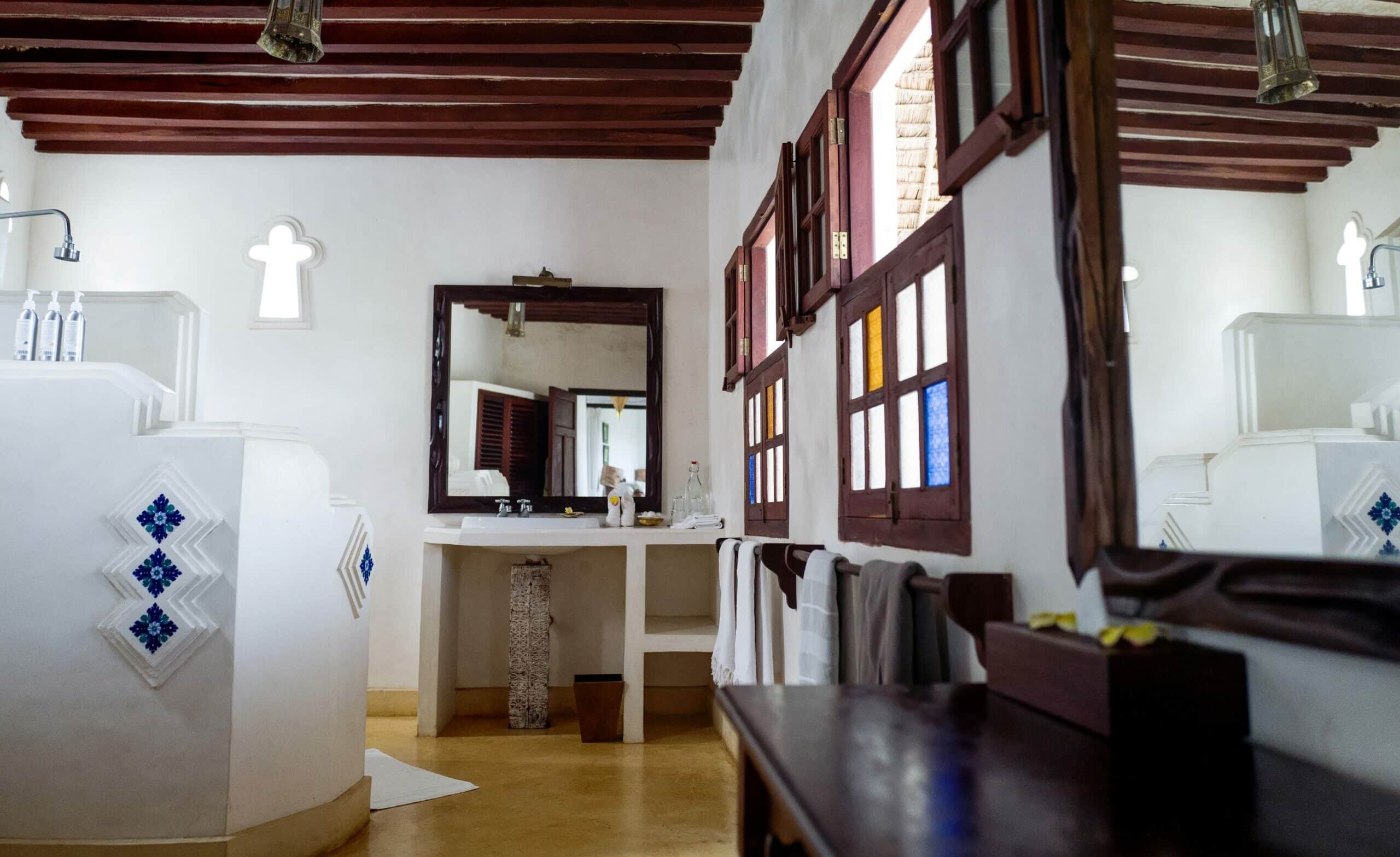 salle de bain Hotel Peponi Lamu