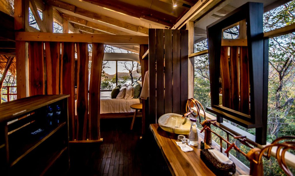 salle d'eau chambre Morgans Rock Ecolodge San Juan del Sur Nicaragua