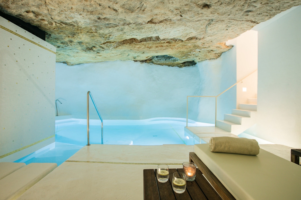 spa piscine intérieure Faustino Gran Minorque