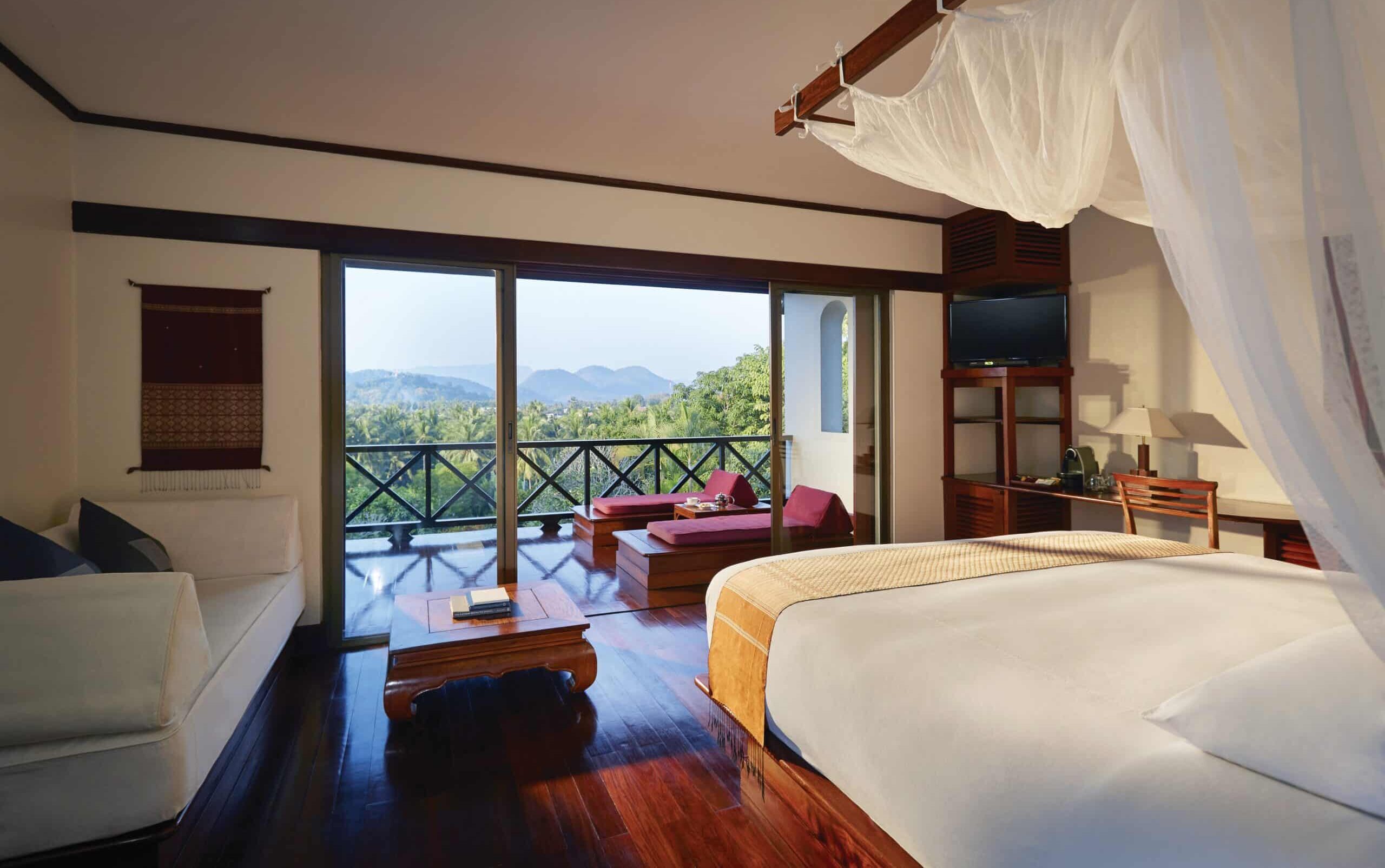 suite vue jungle Belmond Residence Phou Vao Laos