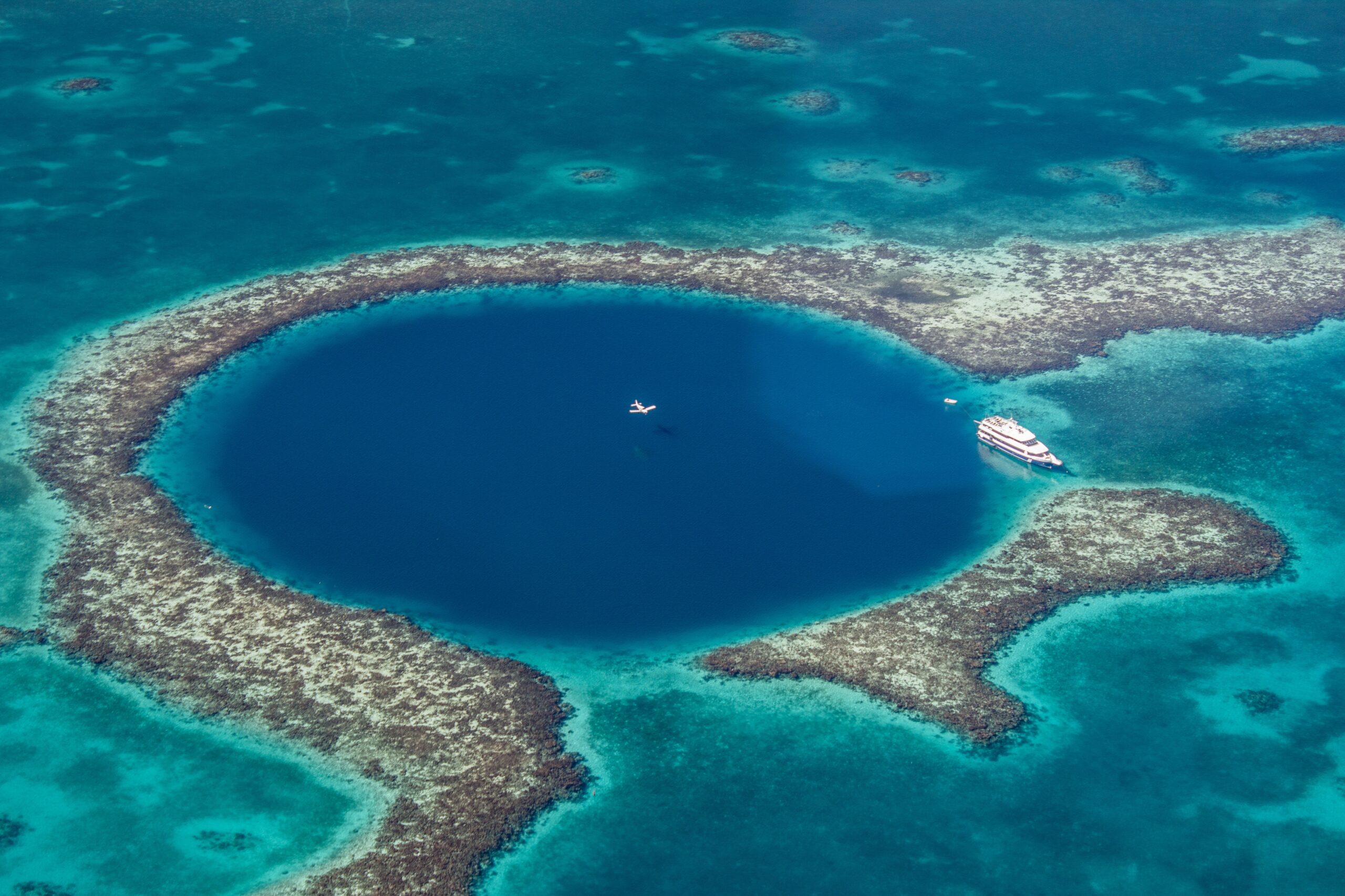 Vol au-dessus du Blue Hole