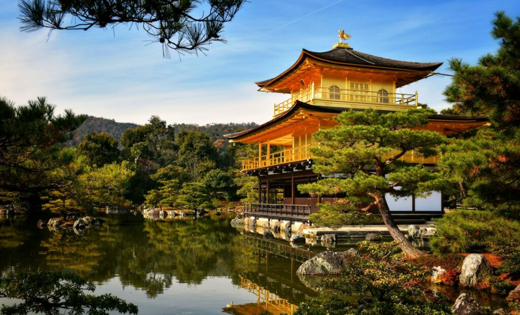 temple pavillon d'or kyoto japon