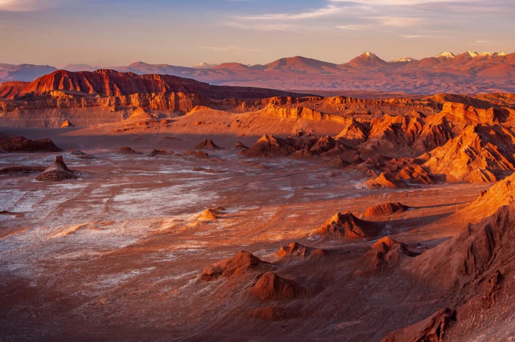 Vallée de la Lune, désert d'Atacama, Chili.