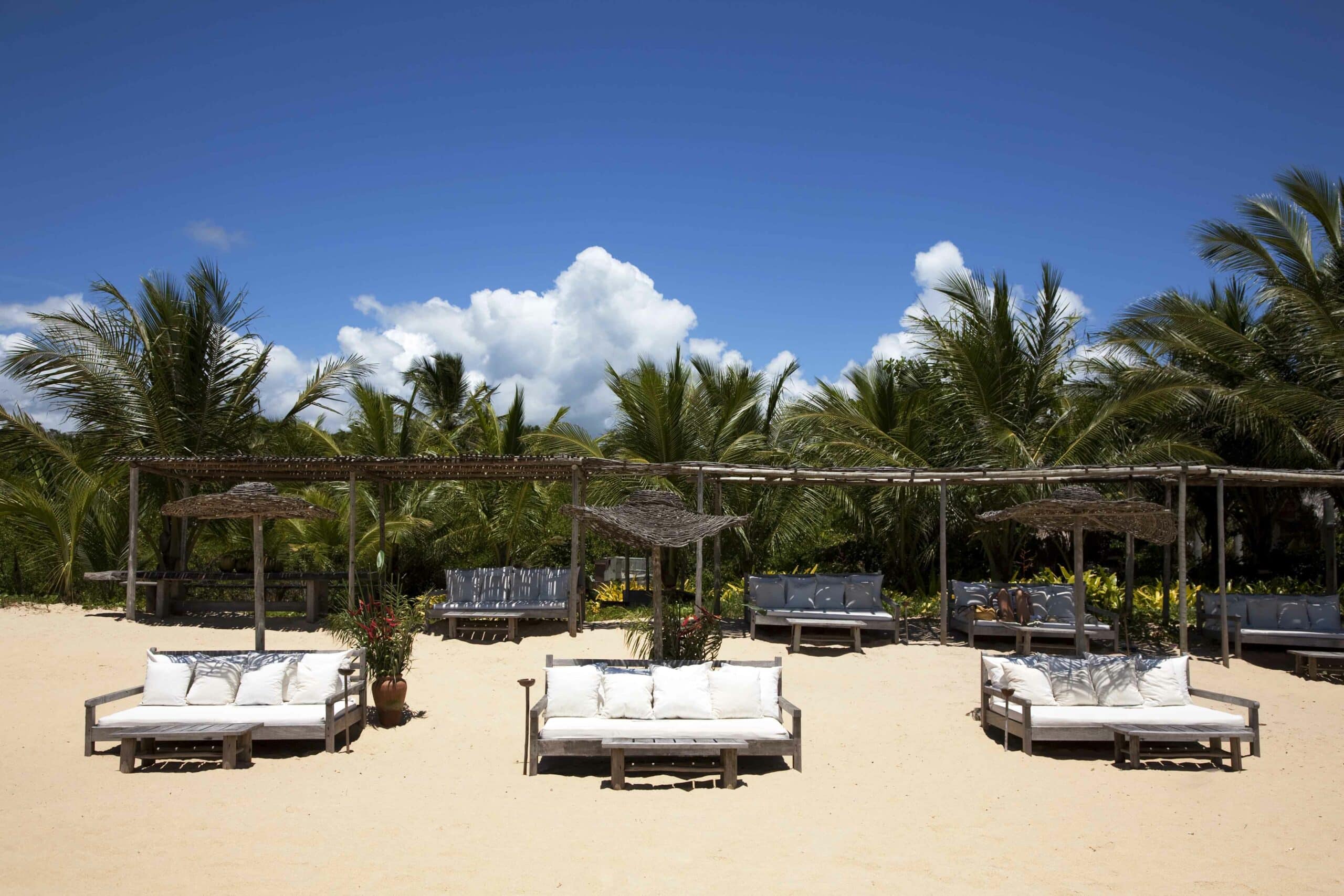 villa trancoso bahia bresil dente a la plage