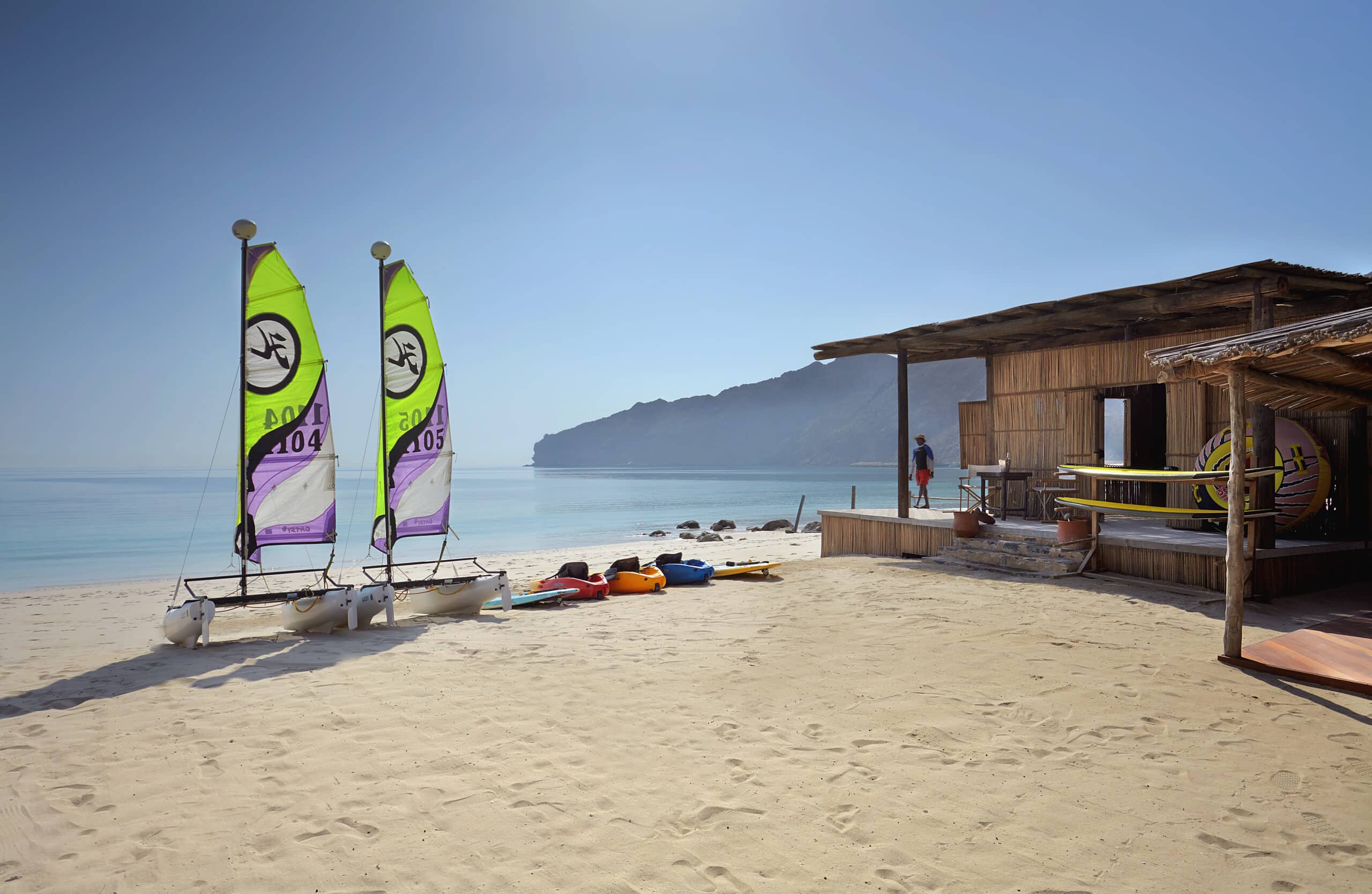 voile activités nautiques zighy bay oman six senses