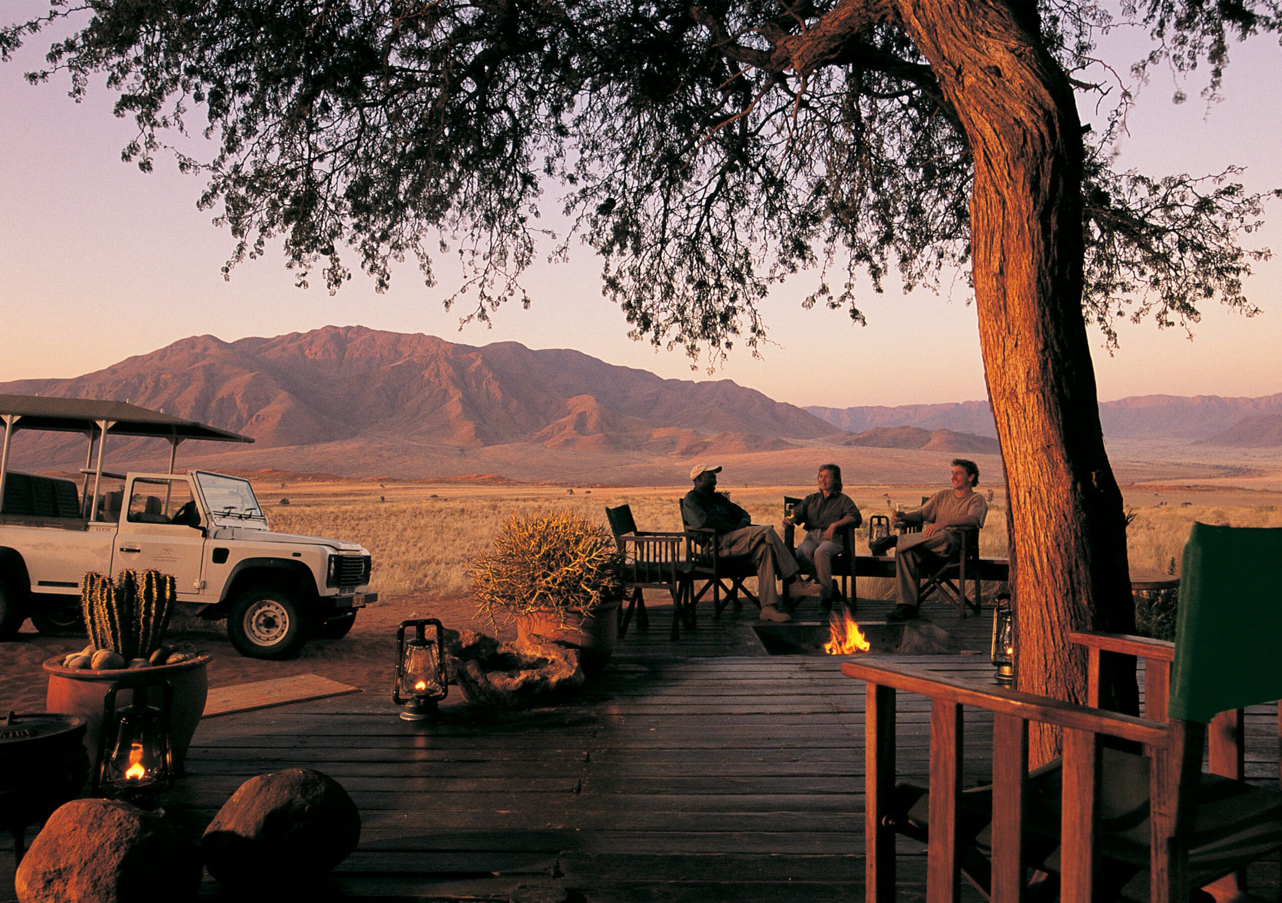 wolwedans dunes camp namibie safari terrasse