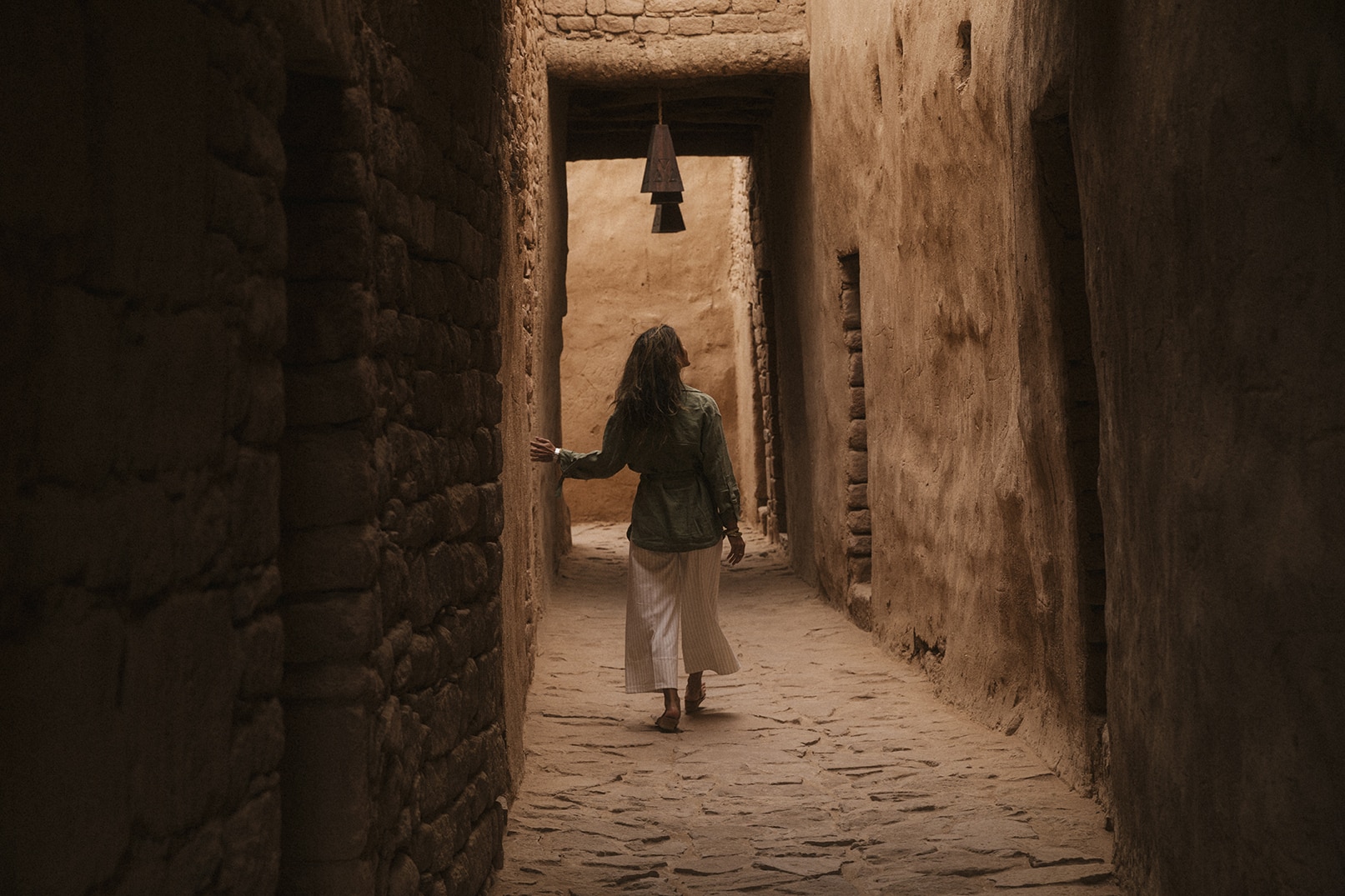 Habitas AlUla Arabie saoudite mur désert