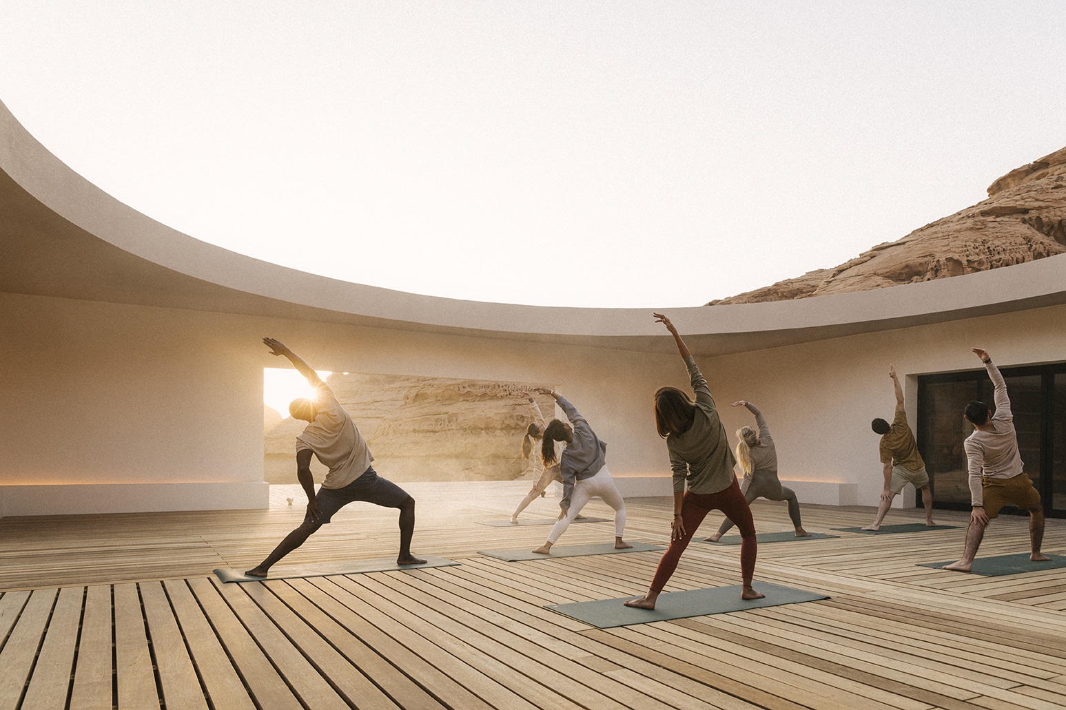 Habitas AlUla Arabie saoudite yoga désert
