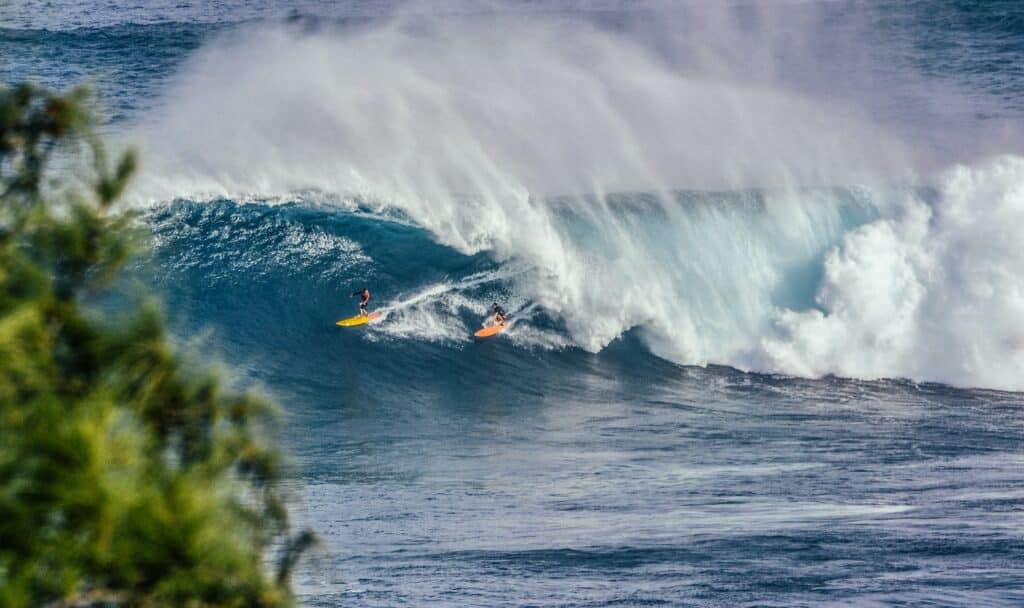 cours surf archipel hawai vague
