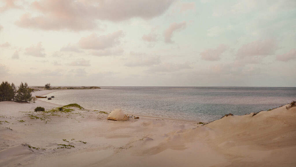 glamping seul sur une ile benguerra ile mozambique