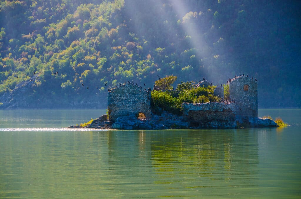 Grmozur,Fortress,,Lake,Skadar,,Montenegro,,Europe