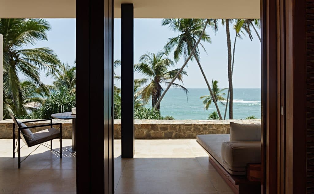 Amanwella Sri Lanka chambre avec vue sur l'océan