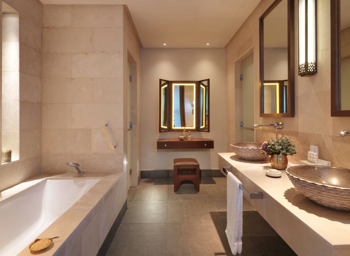 Anantara Al Jabal Al Akhdar Oman hotel luxe a oman salle de bain