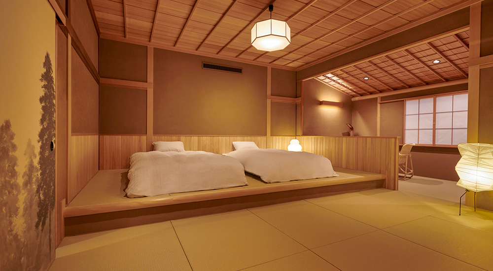 Araya Totoan Japon chambre avec lits