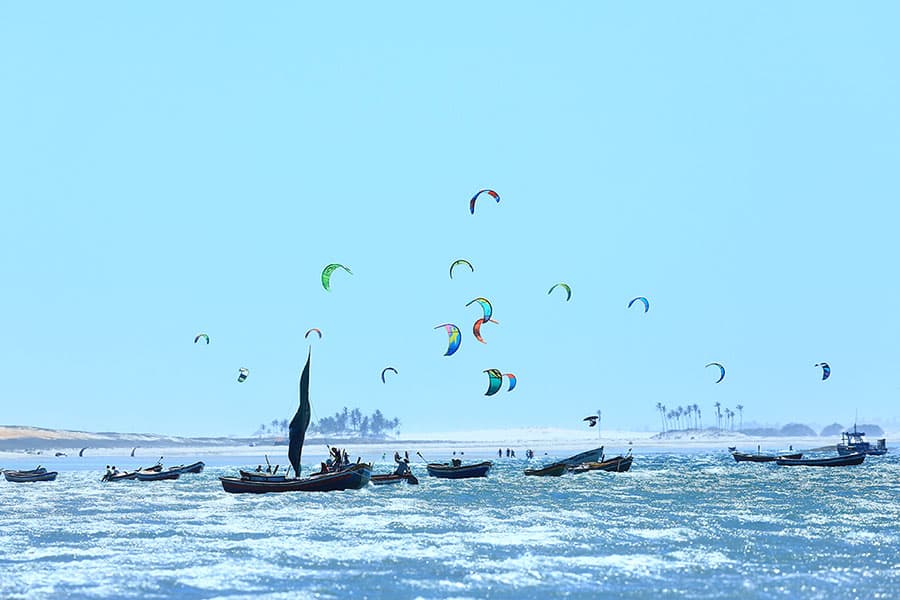 Brésil Rancho do Peixe régate de kite