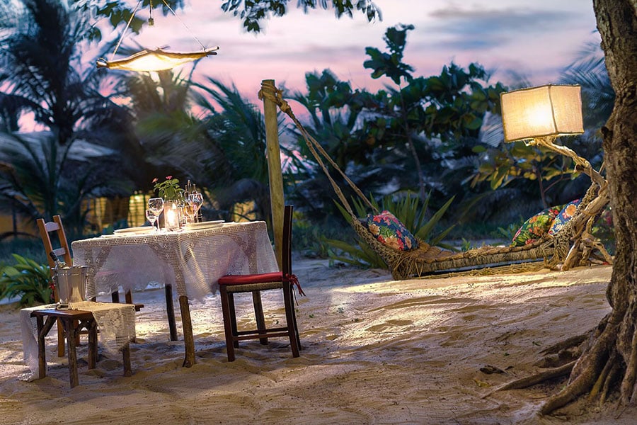 Brésil Rancho do Peixe restaurant exterieur