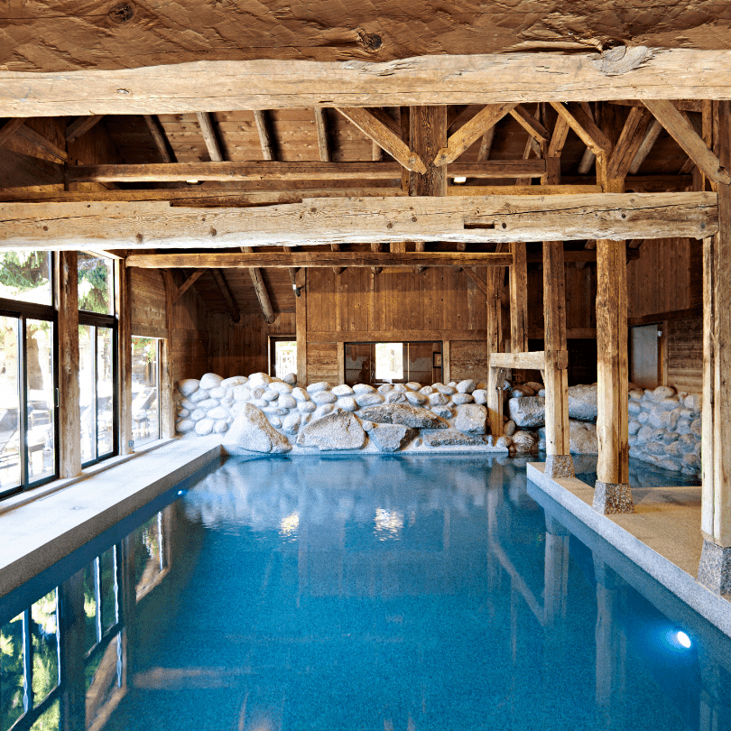 Fermes de Marie Chalet France piscine