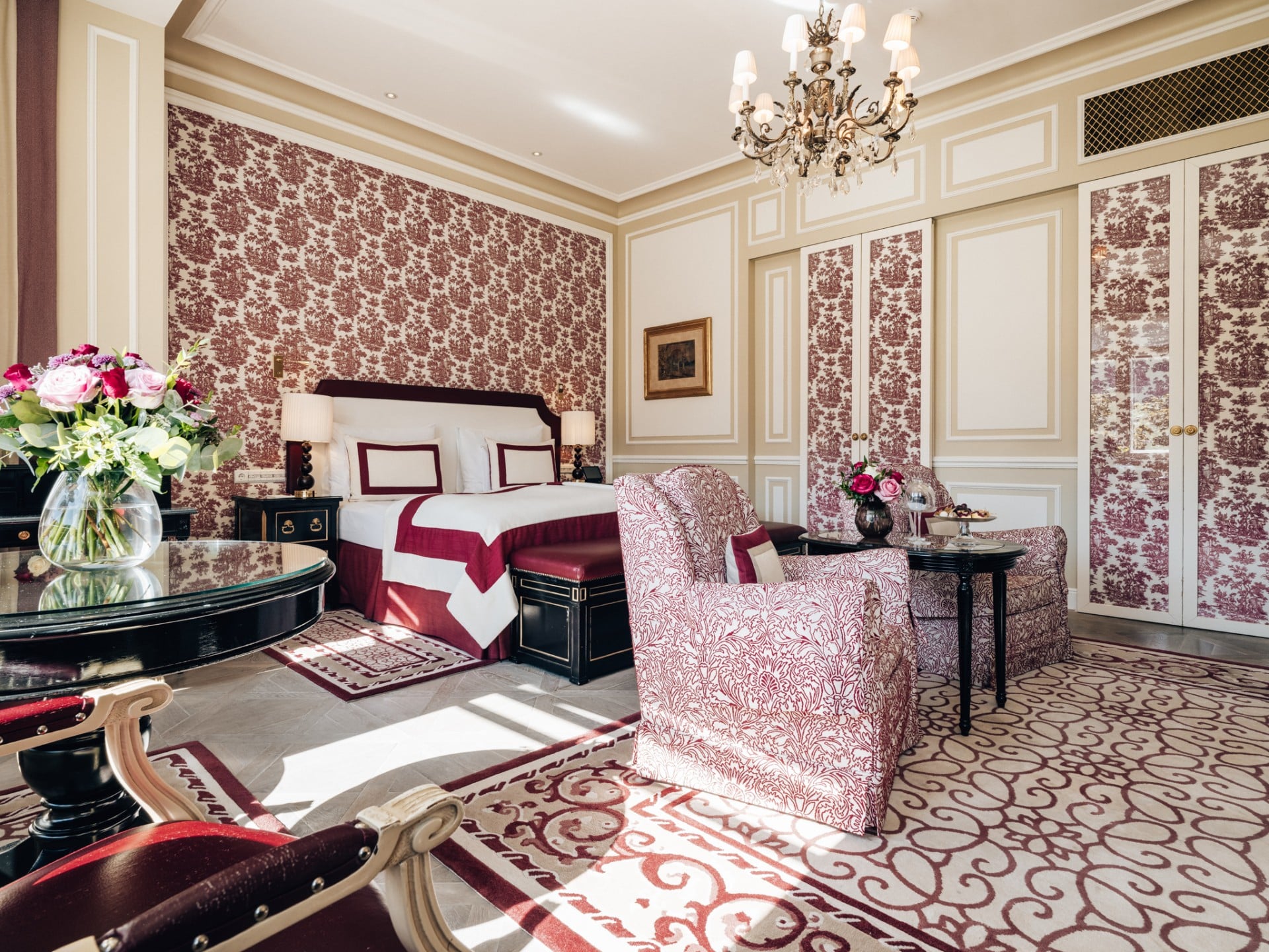 Sacher salzburg Autriche chambre