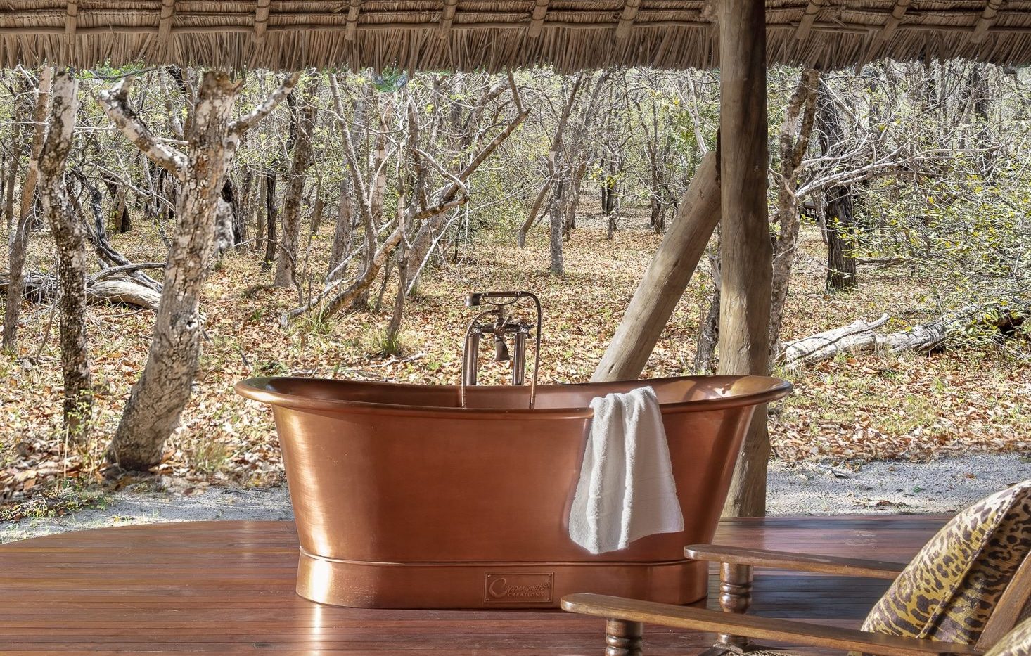 Siwandu Tented suites with bath on deck