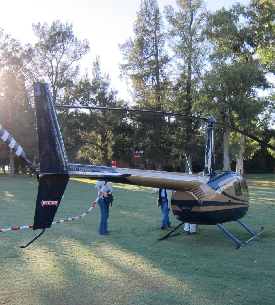 bamba de areco argentine helicoptere activite estancia hotel pampa buenos aires argentine