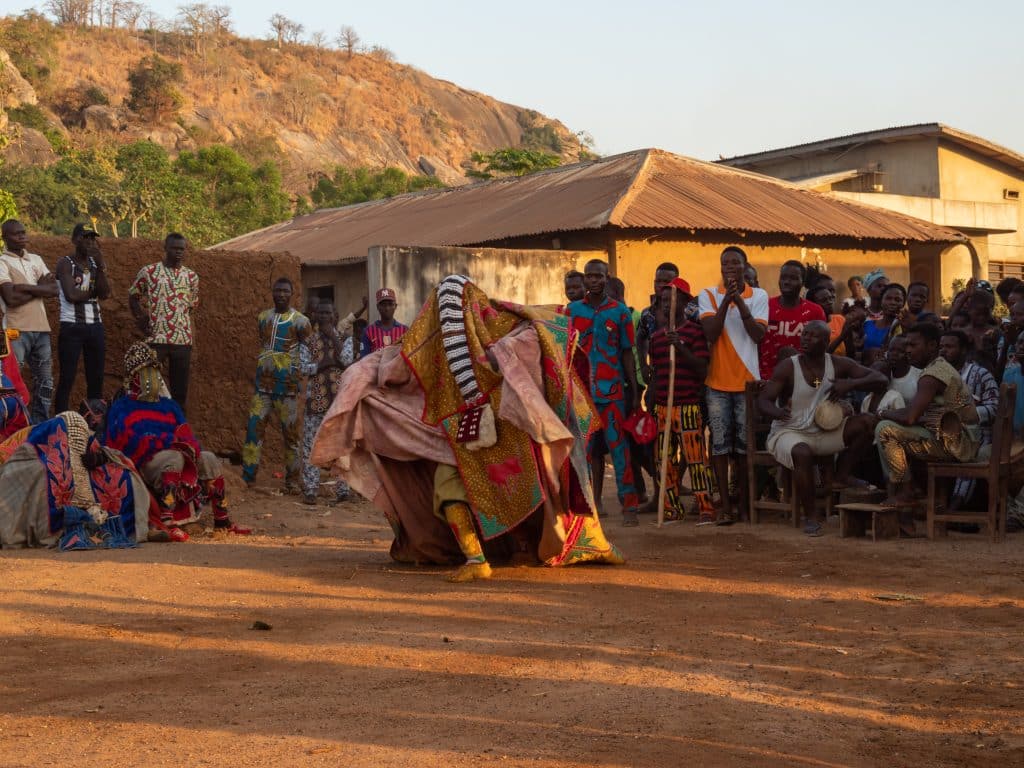 Dassa,,Benin, ,31/12/2019, ,Ceremonial,Mask,Dance,,Egungun,,Voodoo,