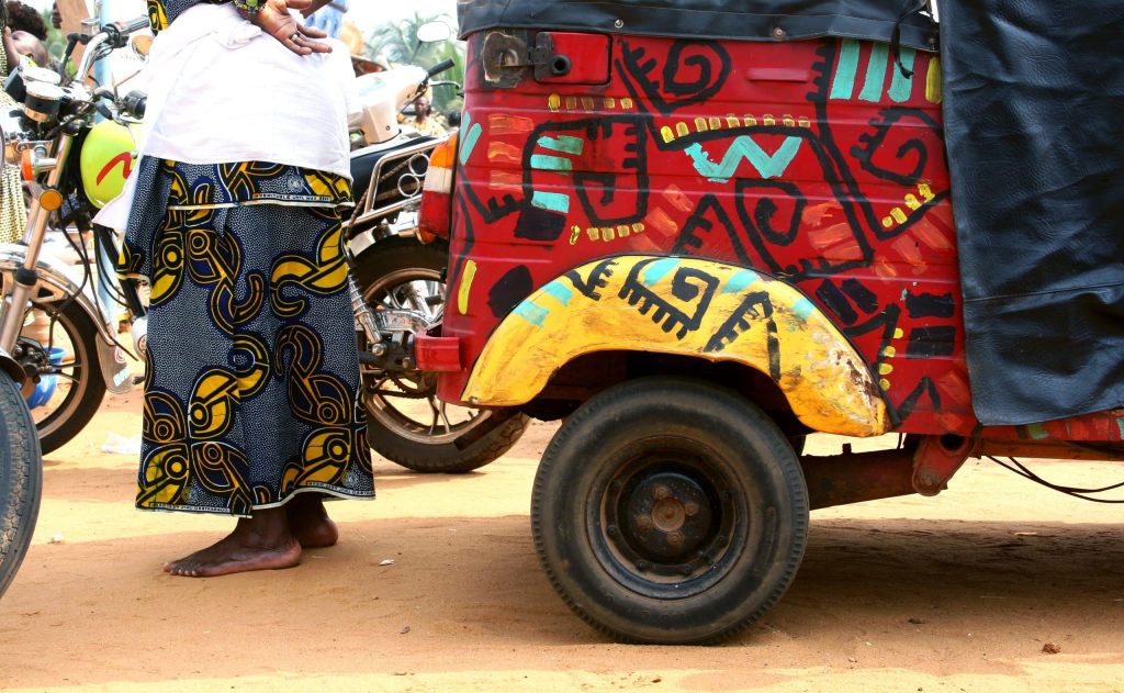 Ouidah,,Benin,,Western,Africa.,January,10,,2014.,Tuktuk,(kind,Of