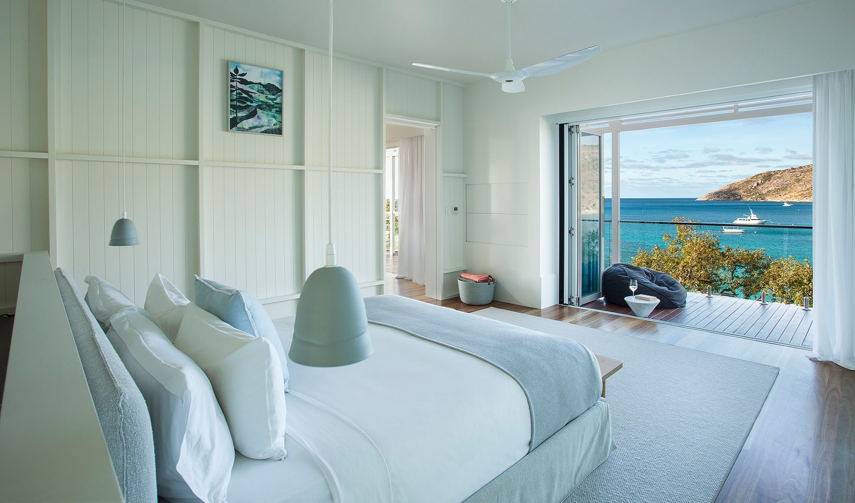 lizard island Australie accommodation the pavilion bedroom balcony