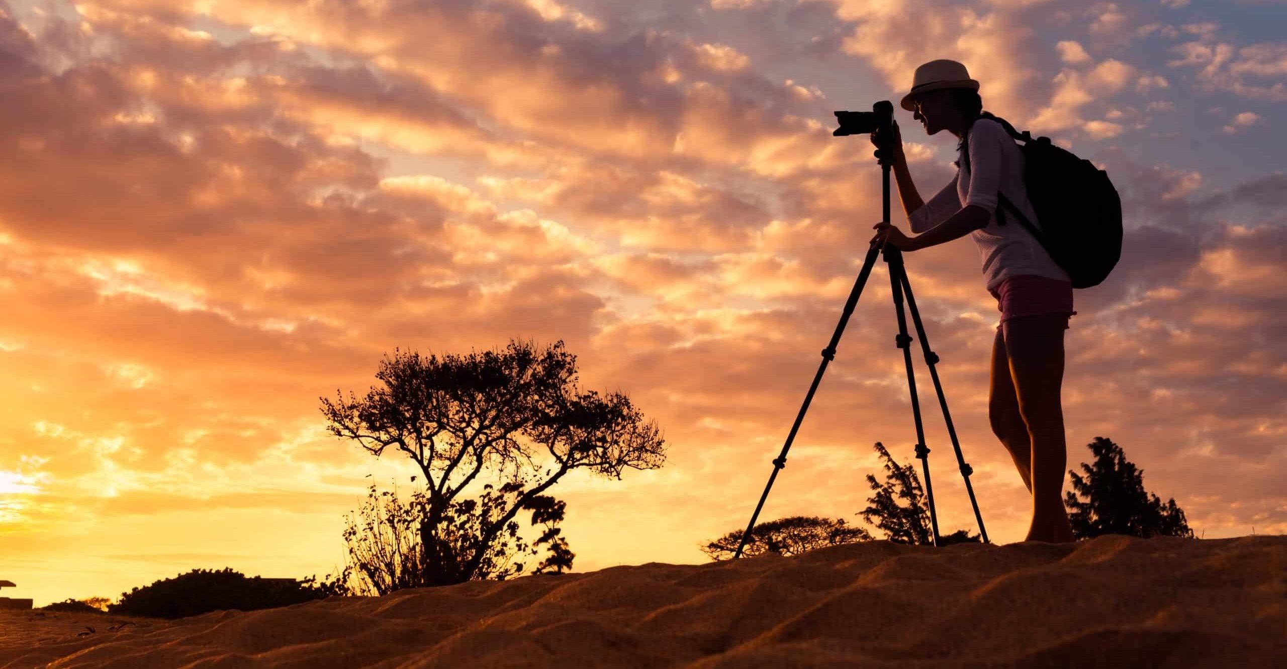 Female,Photographer.,Travel,And,Adventure,Concept.