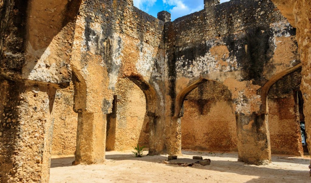 Ruins,Of,Mtoni,Palace,In,Zanzibar,,Tanzania