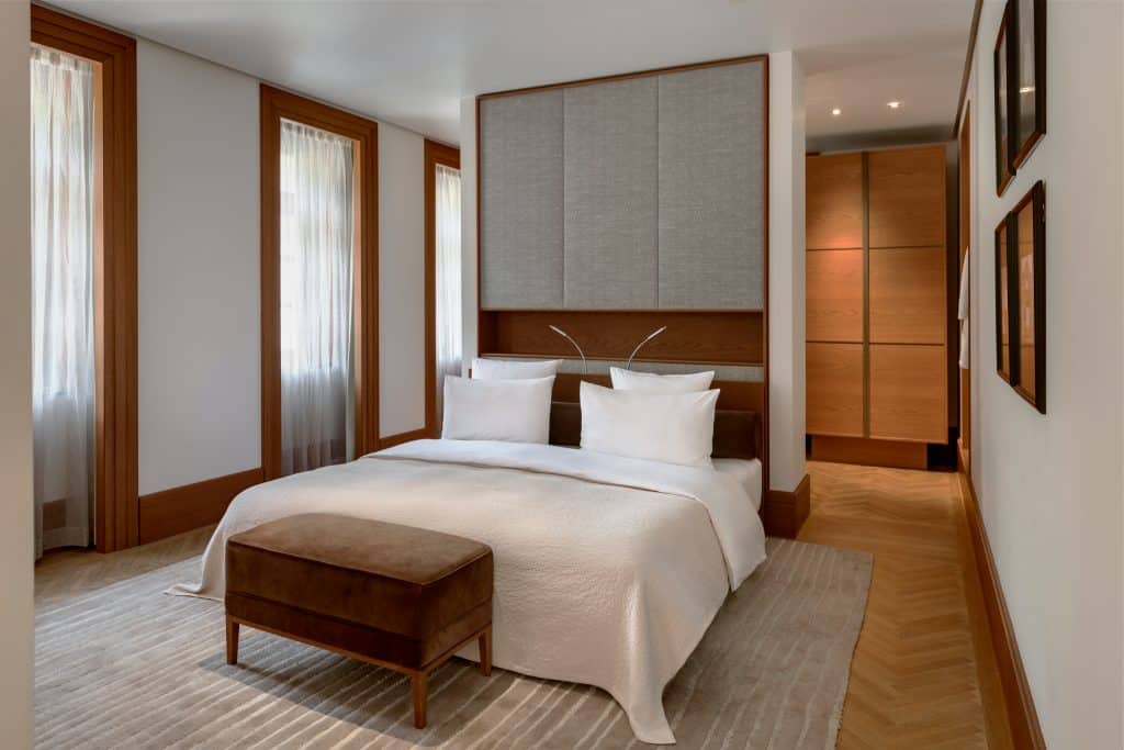 Aman Sveti Stefan, Montenegro   Villa Milocer, Garden View Suite, bedroom