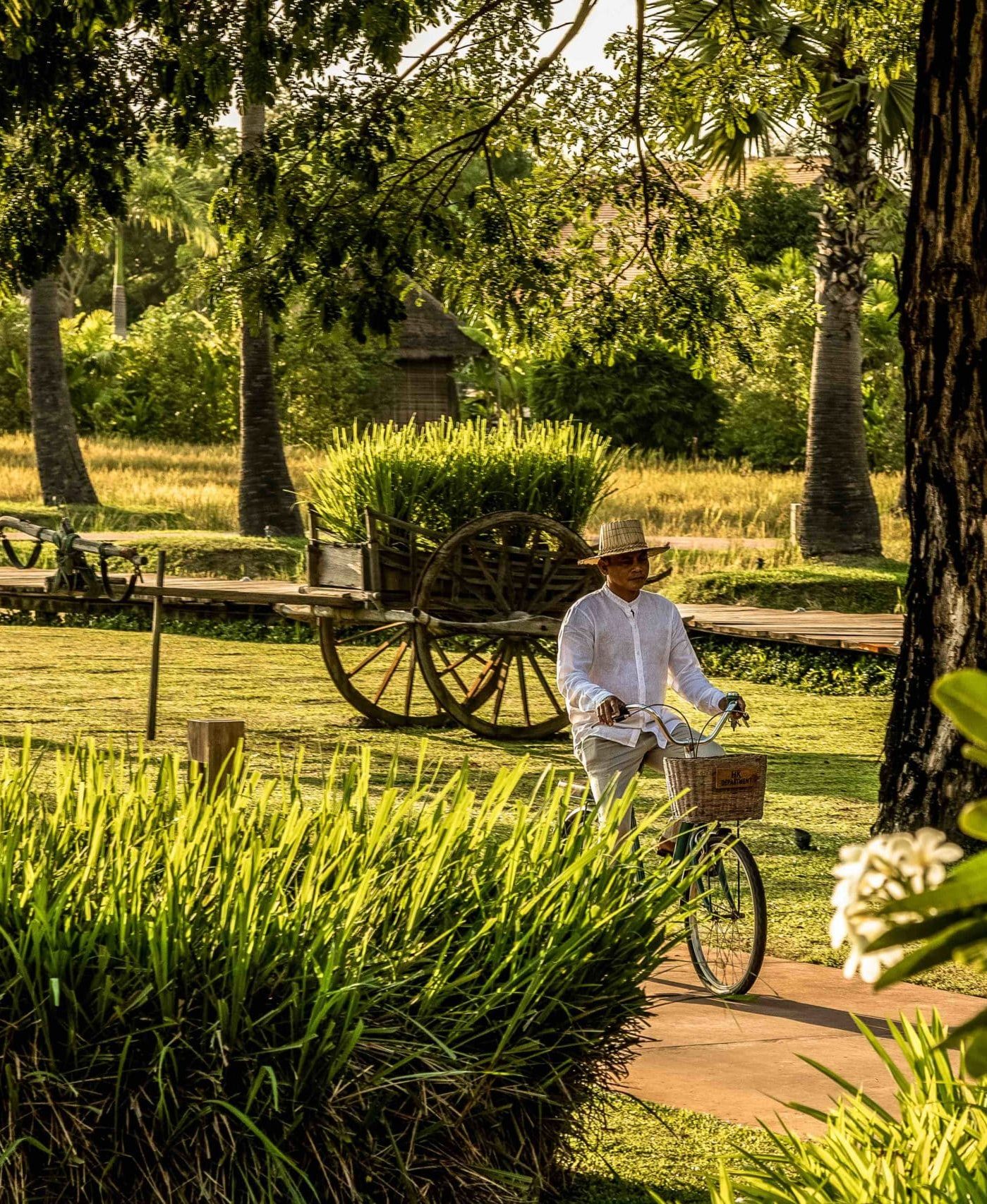 Balade vélo Zannier Phum Baitang Cambodge