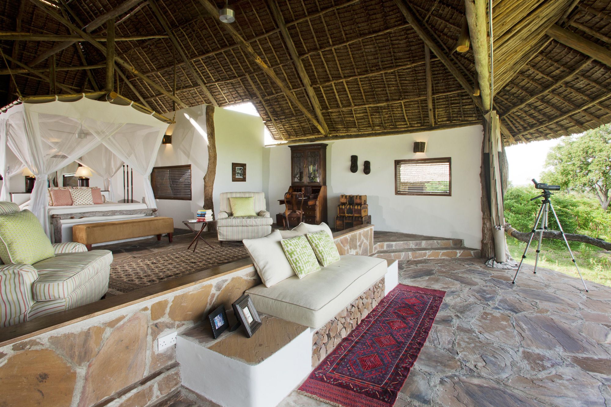 Beho Beho camp tanzanie chambre canapé